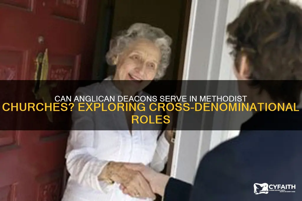 can an anglican deacon do methodist