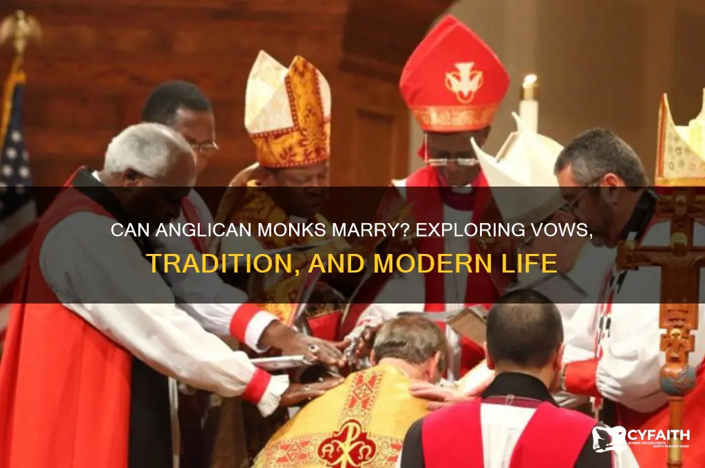 can an anglican monk be married