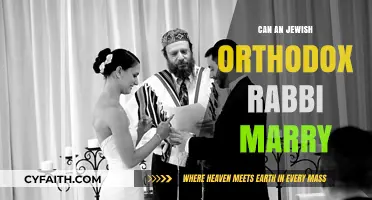 Can an Orthodox Rabbi Marry? Exploring Jewish Law and Tradition