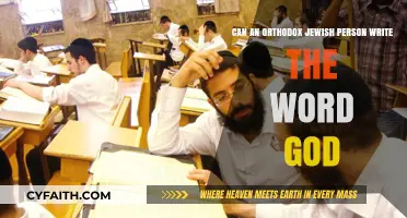 Can Orthodox Jews Write 'God'? Exploring Halachic Writing Traditions
