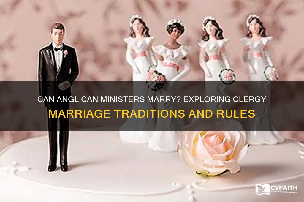 can anglican ministers marry