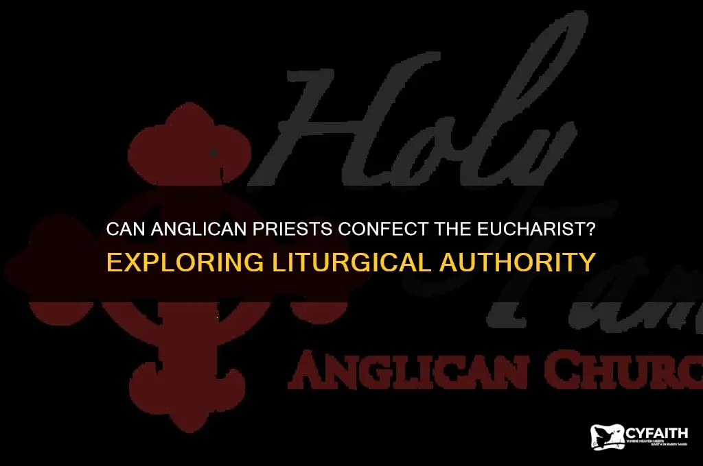 can anglican priest confect the eucharist