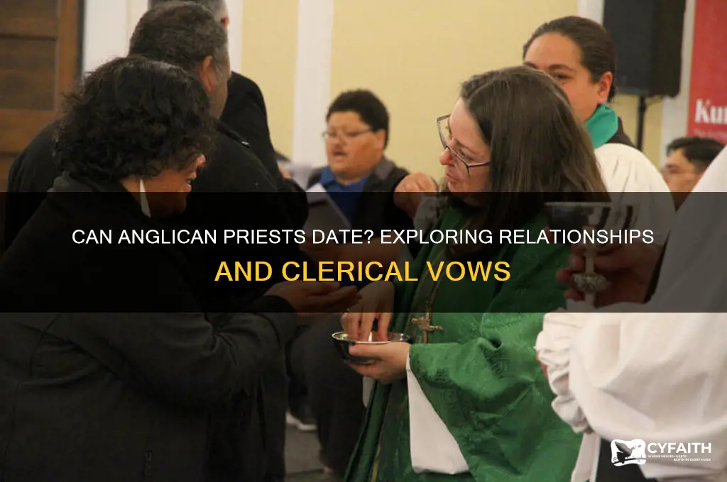 can anglican priests date