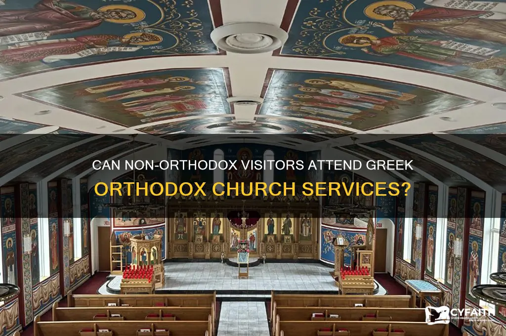 can anyone attend a greek orthodox church