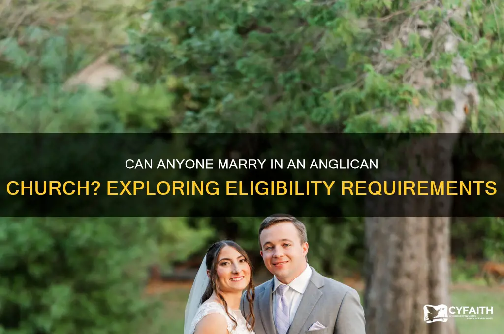 can anyone get married in an anglican church
