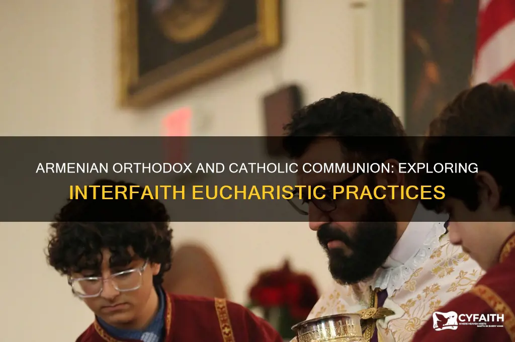 can armenian orthodox receive catholic communion