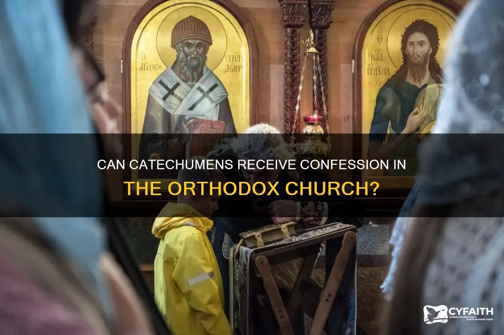 can catechumens go to confession orthodox