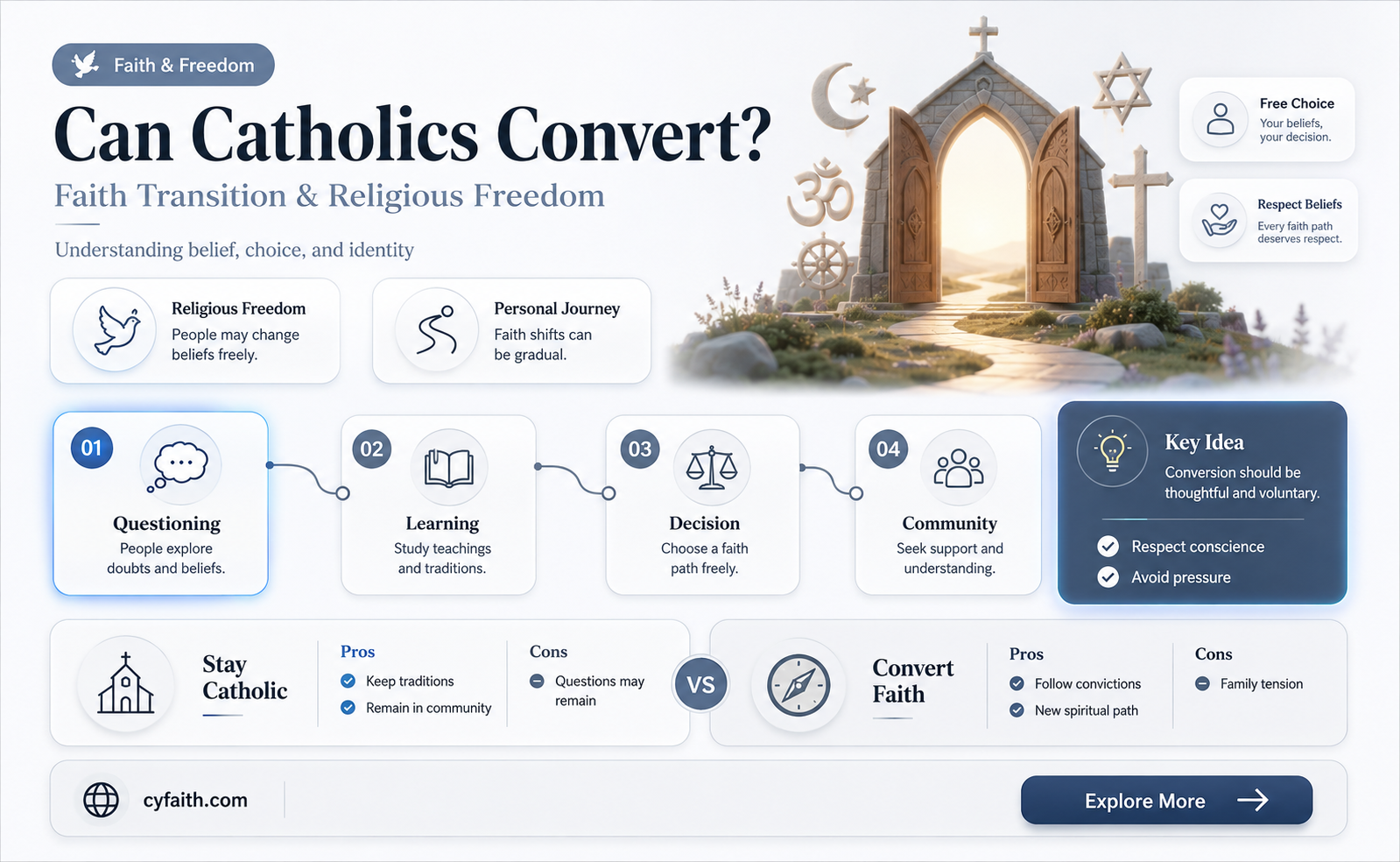 are catholics allowed to convert