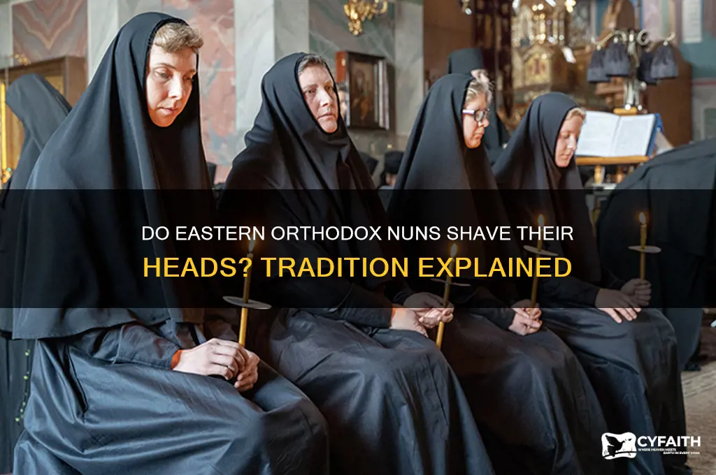 can eastern orthodox nuns shave