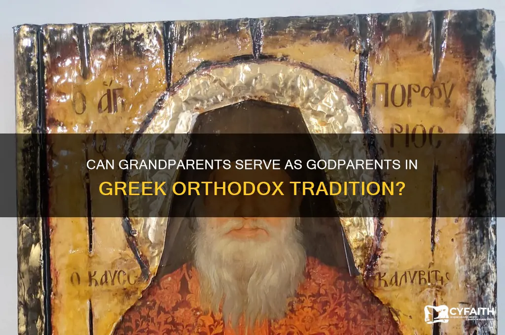 can grandparents be godparents greek orthodox