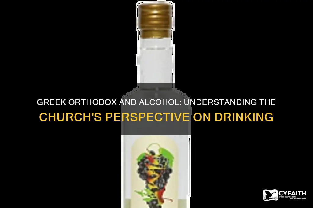 can greek orthodox people drink alcohol