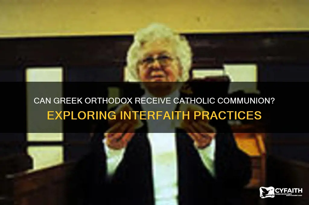 can greek orthodox receive catholic communion
