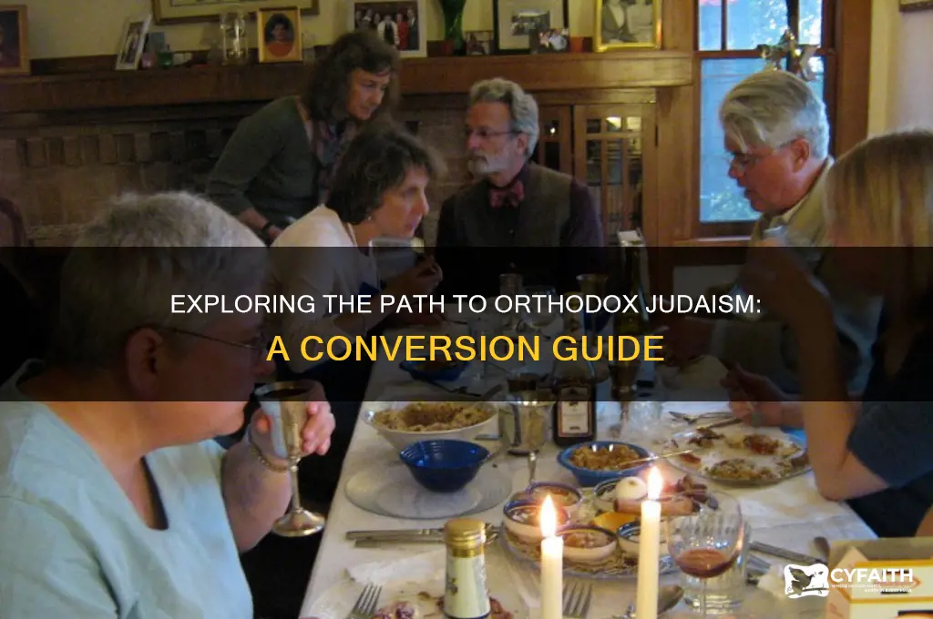can i convert to orthodox judaism