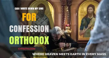 Writing Down Sins for Orthodox Confession: A Guide to Preparation