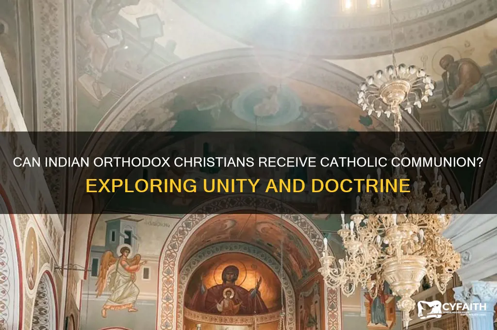 can indian orthodox christians receive catholic comunion