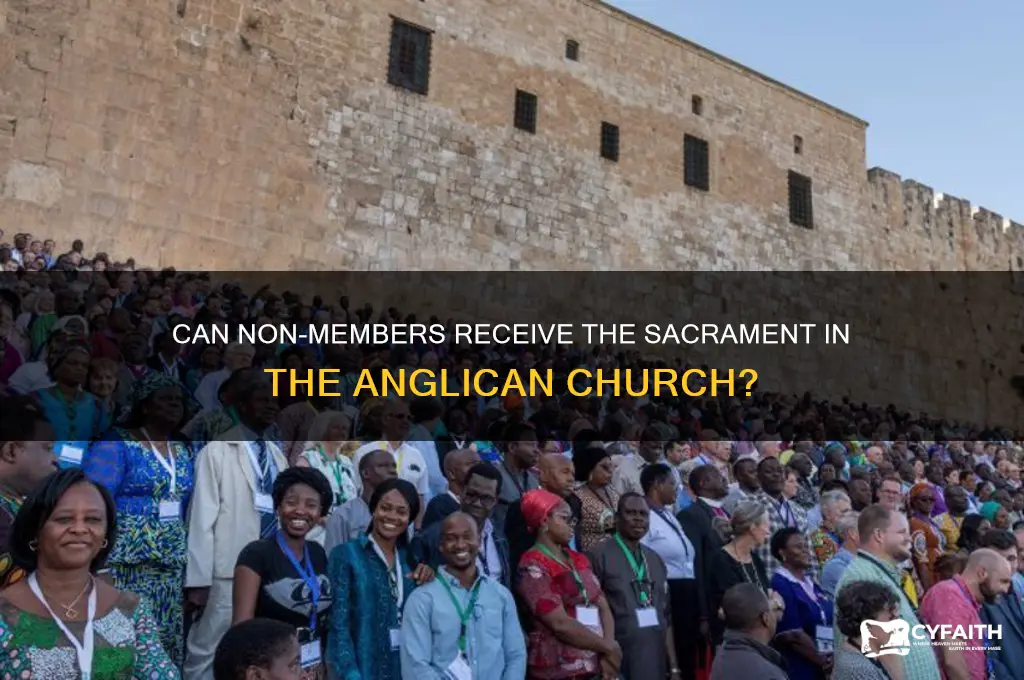 can non members take the sacrament in anglican church