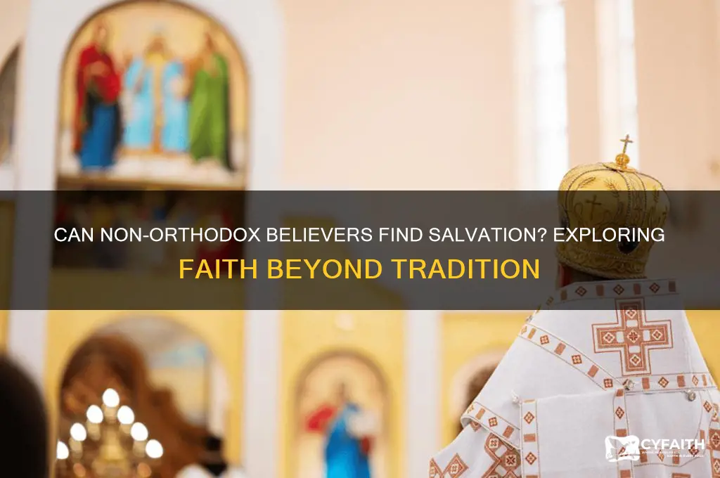can non orthodox be saved