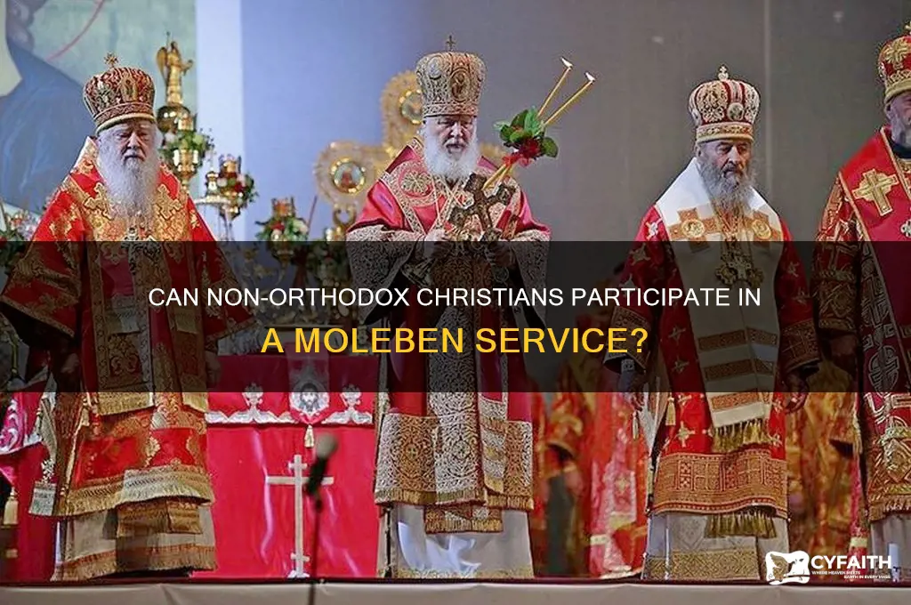 can non orthodox have a moleben