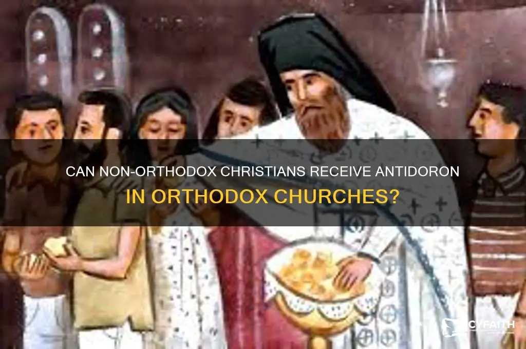 can non orthodox receive antidoron