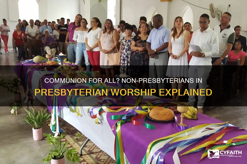 can non presbyterians celebrate communion in a presbyterian church