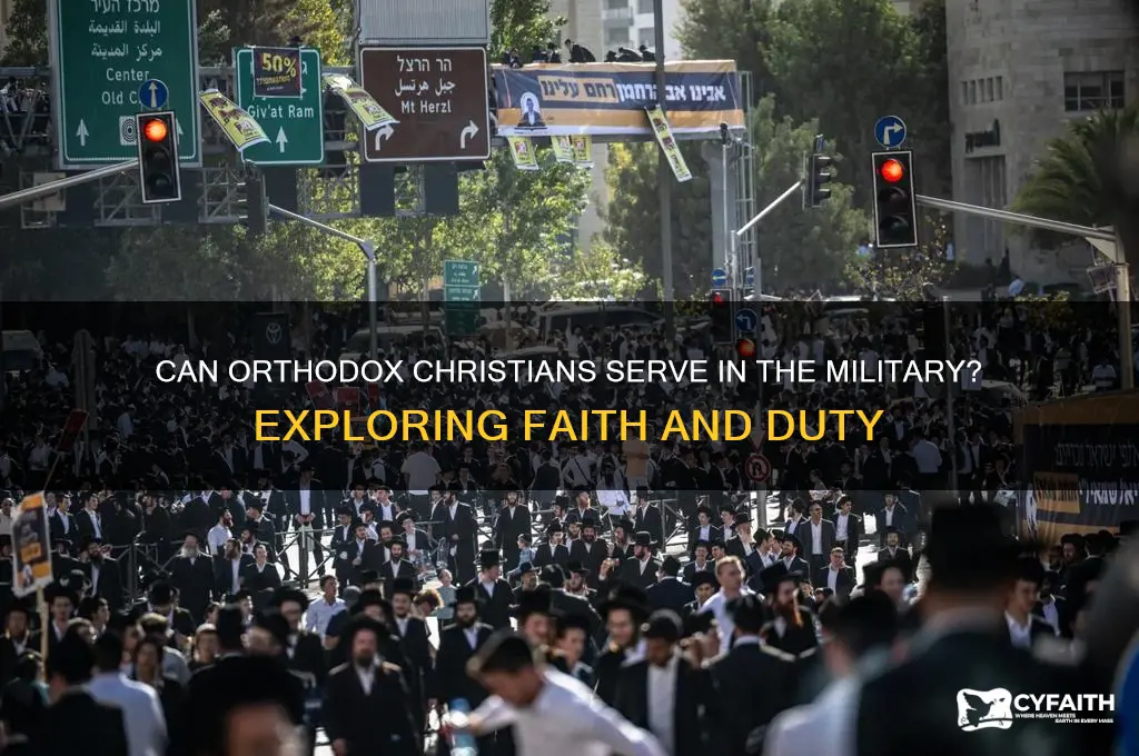 can orthodox be in the military