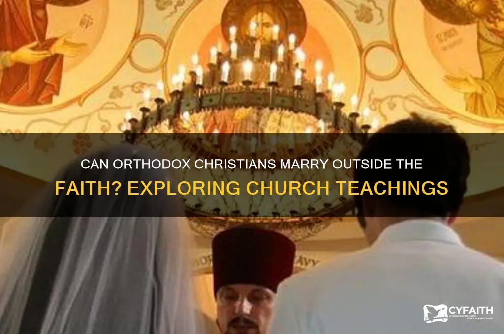 can orthodox christians get married outside