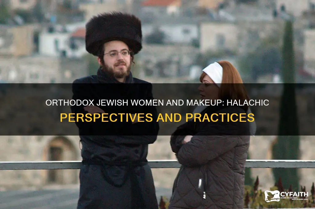 can orthodox jewish women wear makeup
