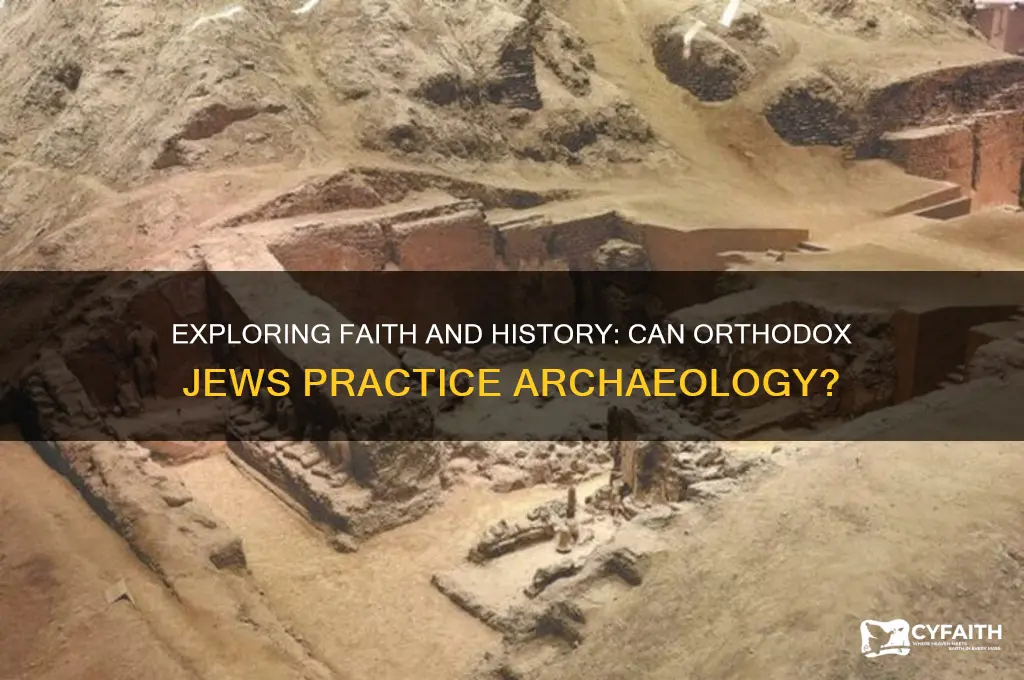 can orthodox jews be archeologists