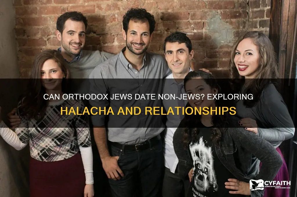 can orthodox jews date non jews