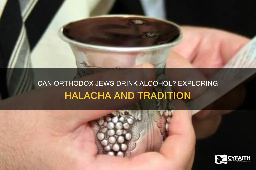 can orthodox jews drink