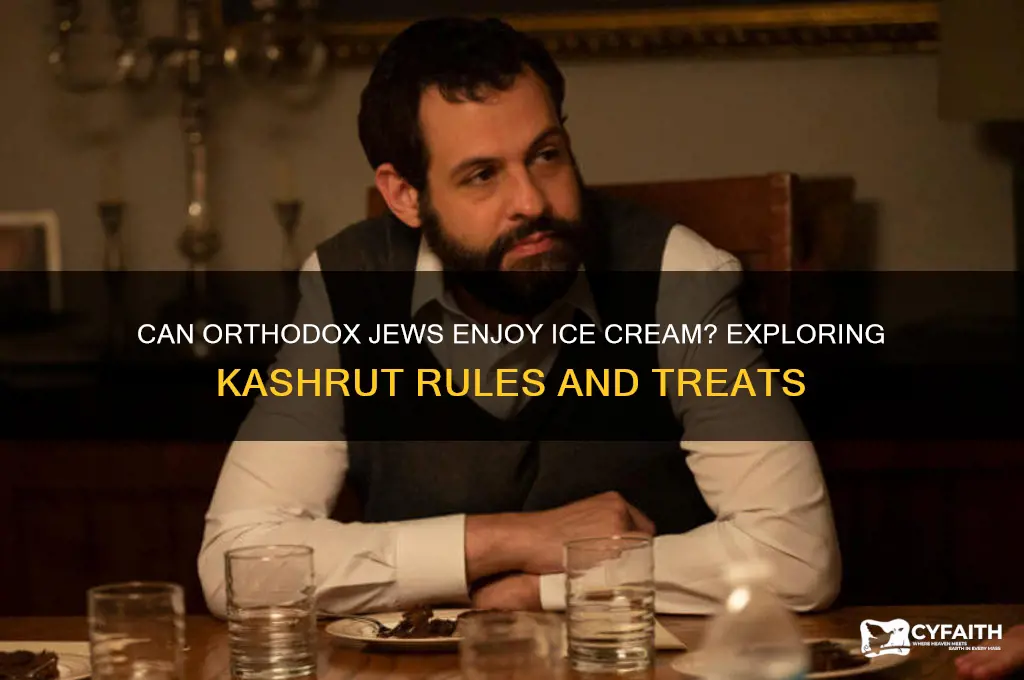 can orthodox jews eat icecream