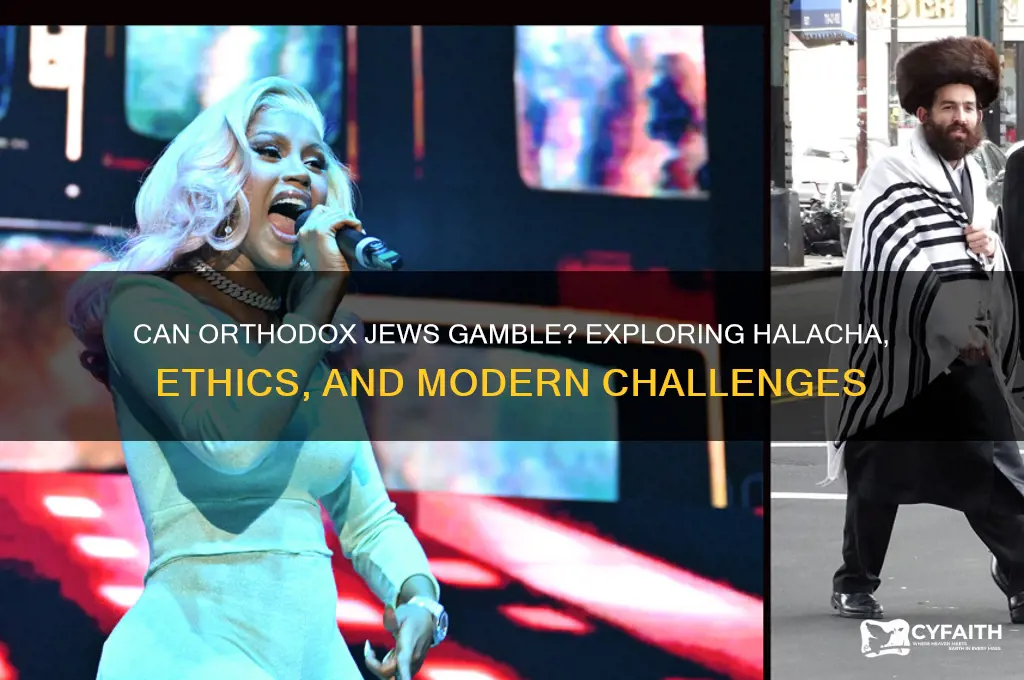 can orthodox jews gamble