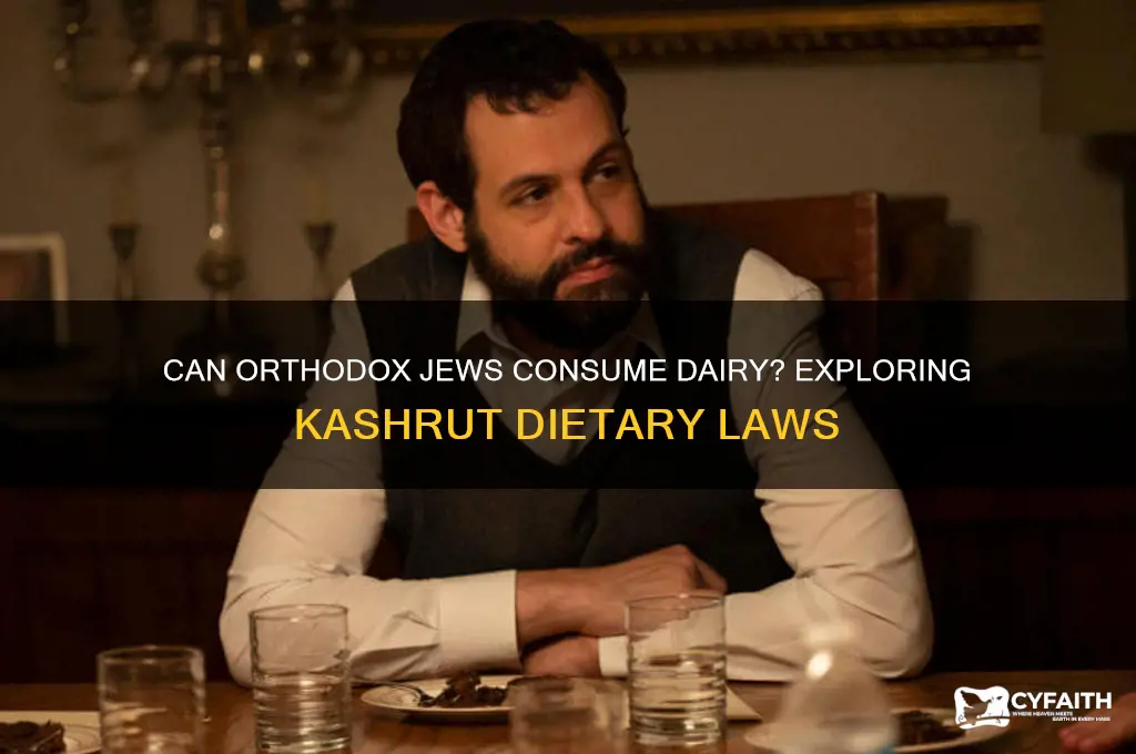 can orthodox jews have dairy