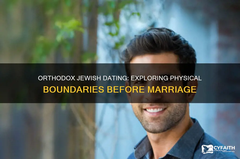 can orthodox jews kiss before marriage