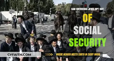 Can Orthodox Jews Legally Opt Out of Social Security Benefits?