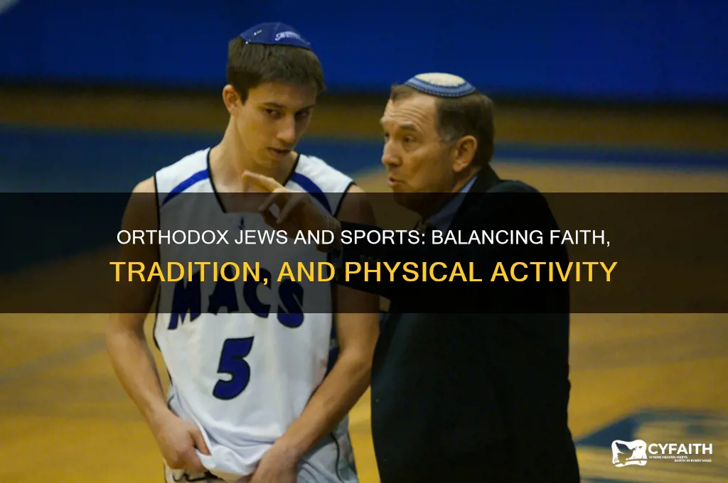 can orthodox jews play sports