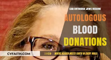 Autologous Blood Donations and Orthodox Jewish Practices: Exploring Compatibility