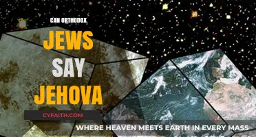 Can Orthodox Jews Say Jehovah? Exploring Sacred Names in Judaism