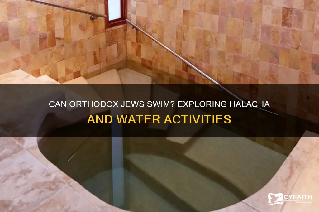 can orthodox jews swim