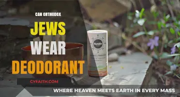 Can Orthodox Jews Wear Deodorant? Halachic Insights and Practical Advice
