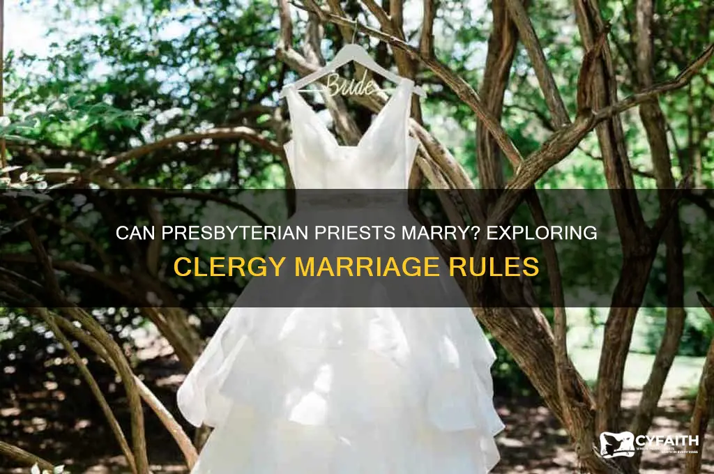 can presbyterian priests get married