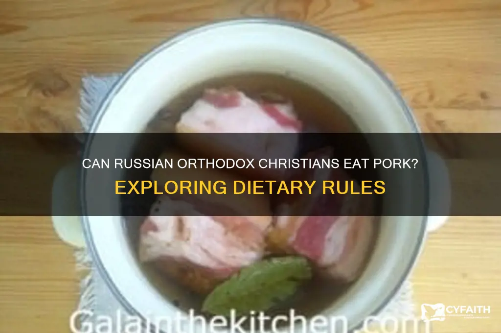 can russian orthodox eat pork