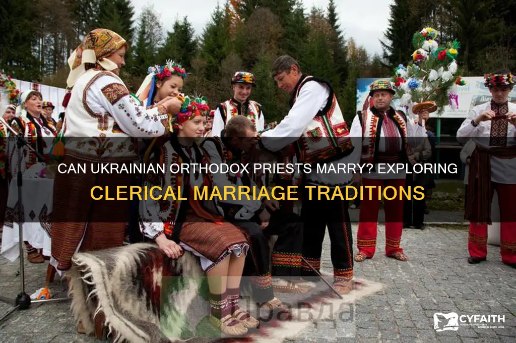 can ukrainian orthodox priests marry
