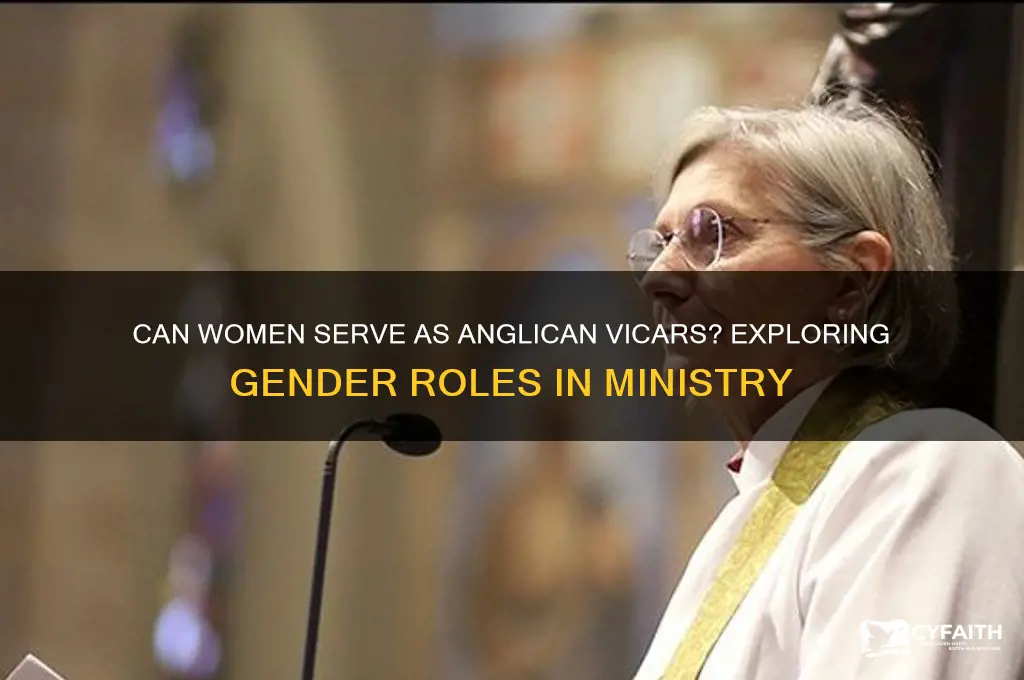 can women be anglican vicars