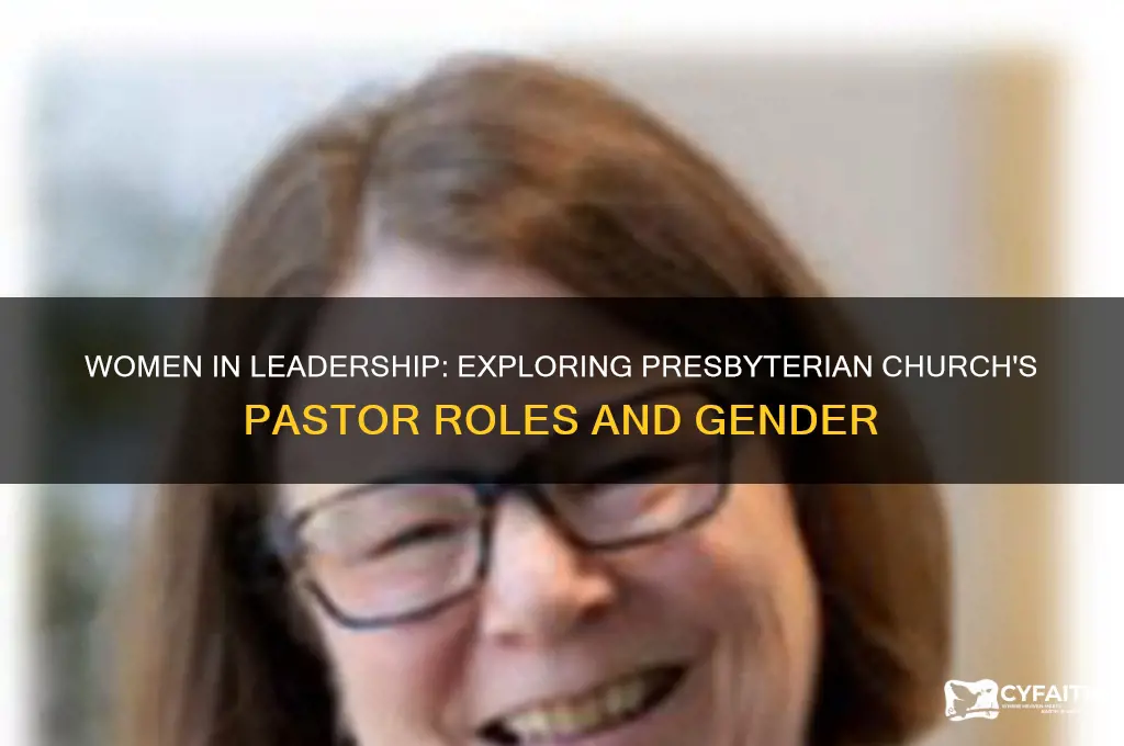can women be pastors in presbyterian church