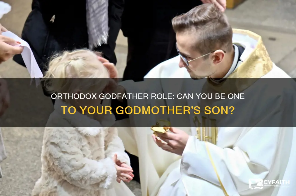 can you be a godfather to your godmother