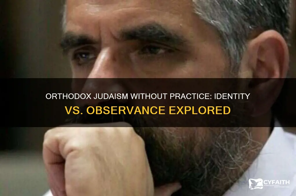 can you be an orthodox jew if you don