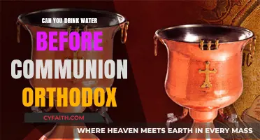 Orthodox Communion Preparation: Water Before Receiving the Eucharist?