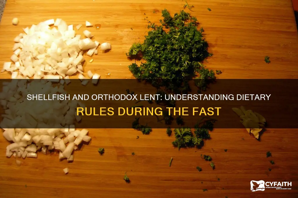 can you eat shellfish during orthodox lent