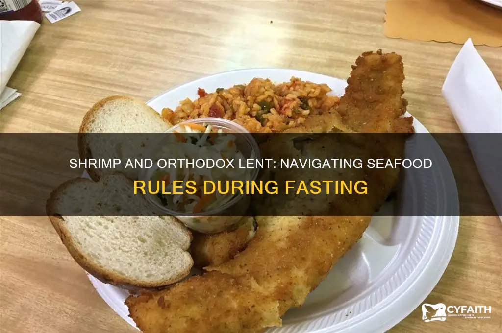can you eat shrimp during orthodox lent